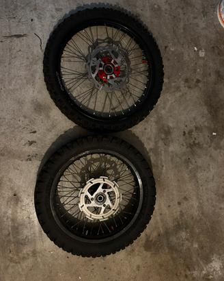 Ruote enduro fantic  50
