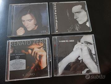 4 CD originali Renato zero 