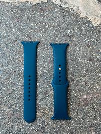 Cinturino Apple Watch Sport 45mm Blu Abisso