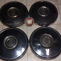 Coppa copriruota FIAT 124 e stemma originale