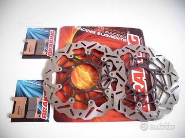 Coppia dischi freno braking yamaha yzf r1 r1m