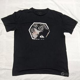 T-shirt Quiksilver Uomo Nera 100% Cotone Taglia L
