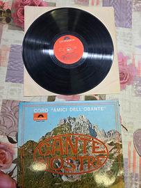 Disco LP 33 giri "Cante Nostre"