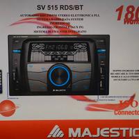 Autoradio 2 DIN Majestic Bluetooth USB 180w