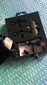 coppia di microfoni wireless 3 in 1 come nuovi