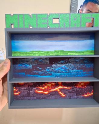 Espositore minecraft Kinder Joy 2026 