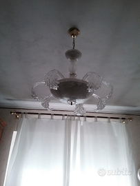 Lampadario in vetro di Murano marca Sylcom
