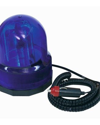 Lampeggiante auto polizia blu 12V 21W magnete