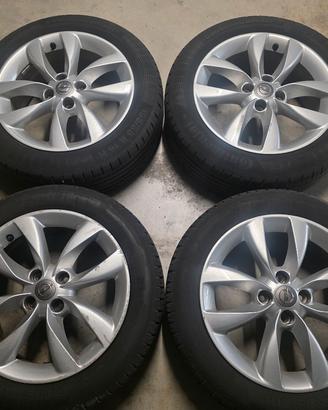 4 cerchi in lega opel adam/corsa 195.55.16 