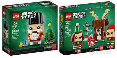 LEGO 40274 Brickheadz Mr. & Mrs. Claus 40353 Renna