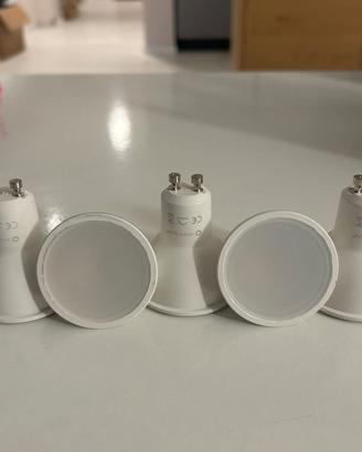 5 Lampadine LED GU10 6W 500LM 120° 3000K BENEITO