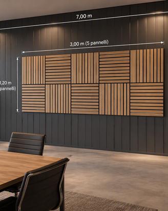 Pannelli Fantoni Sixty Oak MDF Pasta Nera Serie N5