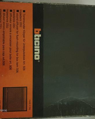 diffusore sonoro da incasso BTicino living