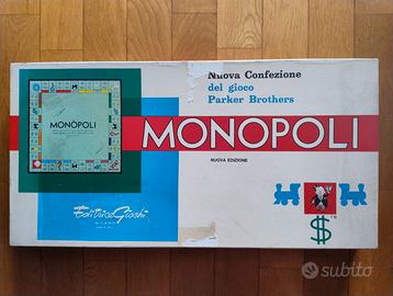 Gioco tavolo MONOPOLI vintage anni 80 Parker Br EG