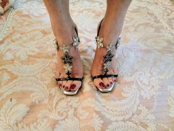 Sandali gioiello Gerardina Di Maggio 37 argento