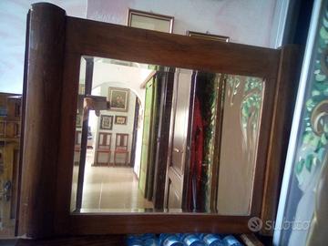 Specchio da Comò in Legno Massiccio