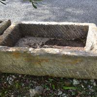 ANTICA GRANDE VASCA IN PIETRA LAVABO