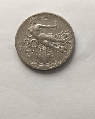 moneta 20 centesimi del 1911