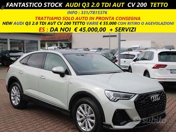 AUDI Q3 40 D AUT SPORTBACK CV 200 TETTO