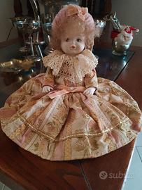 Bambola Artistica Porcellana Capodimonte Artigiana