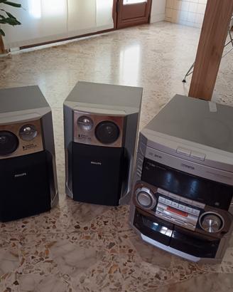 home stereo Philips  con casse