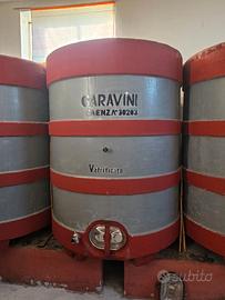 Botte vino in cemento