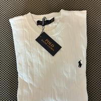 Maglione Ralph Lauren bianco