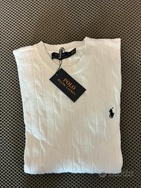 Maglione Ralph Lauren bianco