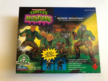 TMNT Turtles Rocksteady Tartarughe ninja playmates