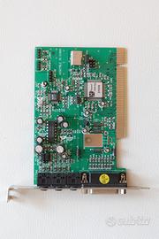 Scheda Audio PCI Diamond Technology DT0398 vintage