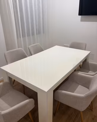 Tavolo laccato Bianco