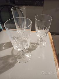 Bicchieri in cristallo 