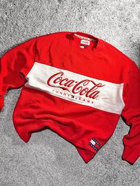 Tommy Hilfiger Jeans x Coca-Cola Felpa rossa (S)