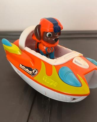 PAW PATRIL PERSONAGGIO ZUMA scafo bianco
