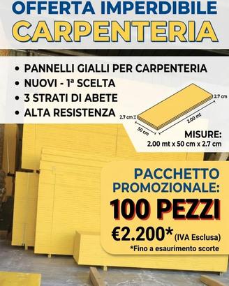 pannelli gialli nuovi 
