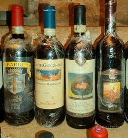 4 Vini Brunello di Montalcino Frescobaldi, Barbi..