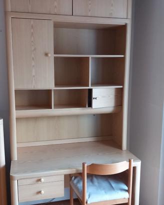 Scrivania e armadio cameretta