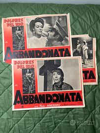 Tre fotobuste originali film “abbandonata”