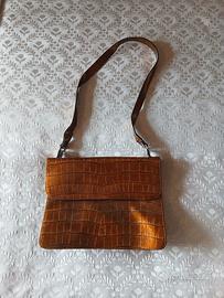 Borsa Renato Balestra effetto coccodrillo vintage