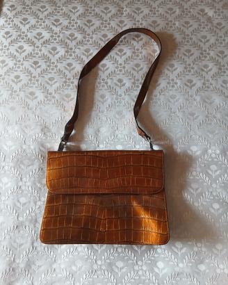 Borsa Renato Balestra effetto coccodrillo vintage