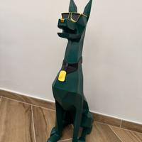 Statua Dobermann in Resina - Arredamento moderno