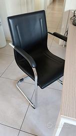 4 sedie da ufficio / sala d'attesa