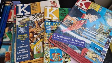 K - rivista di videogiochi anno 1991 (7 numeri)