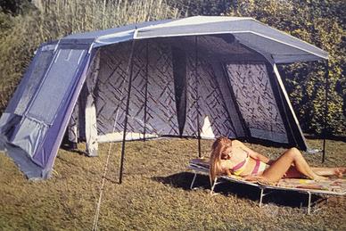 tenda da campeggio grande 3/5 persone