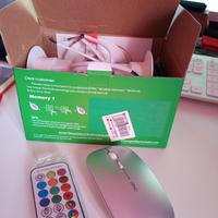 4 faretti  luci a 13 colori con telecomando