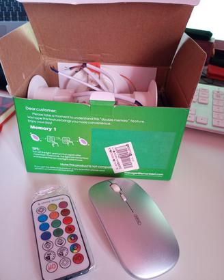 4 faretti  luci a 13 colori con telecomando