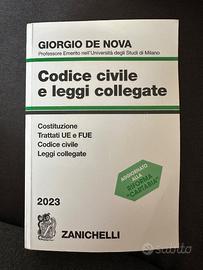Codice civile e leggi collegate - Giorgio De Nova