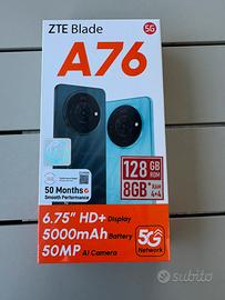 Telefono Nuovo ZTE Blade A76 5G 128Gb