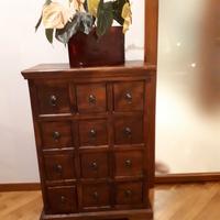 mobile in legno con cassetti