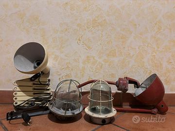 Lotto lampade vintage